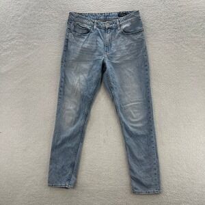 BONOBOS Jeans Mens 33x34 Blue Athletic Fit Light Wash Denim Casual Preppy